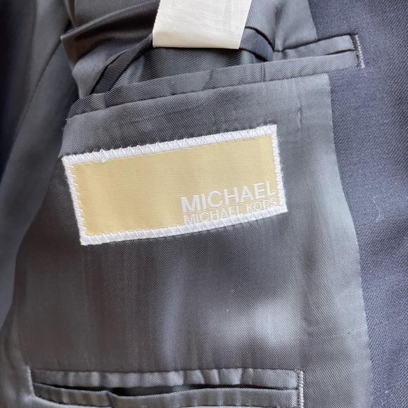 Michael Kors Suit Jacket 100% Wool - Size 42L- Navy Blue - Picture 2 of 12